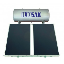 Ηλιακός Θερμοσίφωνας Glass Black 200 / 3 τ.μ. - διπλής ενέργειας