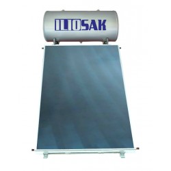 Ηλιακός Θερμοσίφωνας Επιλεκτικός Alu80 160lt / 2 τ.μ. - διπλής ενέργειας