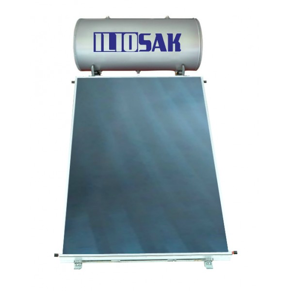 Ηλιακός Θερμοσίφωνας Επιλεκτικός Alu80 160lt / 2 τ.μ. - διπλής ενέργειας Ηλιακός Θερμοσίφωνας Επιλεκτικός Alu80 160lt / 2 τ.μ. - διπλής ενέργειας
