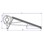 Ηλιακός Θερμοσίφωνας ILIOSAK Pro Low 160lt / 2,4 τ.μ. διπλής ενέργειας Ηλιακός Θερμοσίφωνας ILIOSAK Pro Low 160lt / 2,4 τ.μ. διπλής ενέργειας