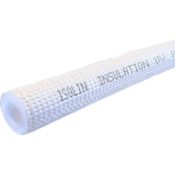 Μόνωση λευκή  ISOLIN με προστασία  UV φ16χ9mm