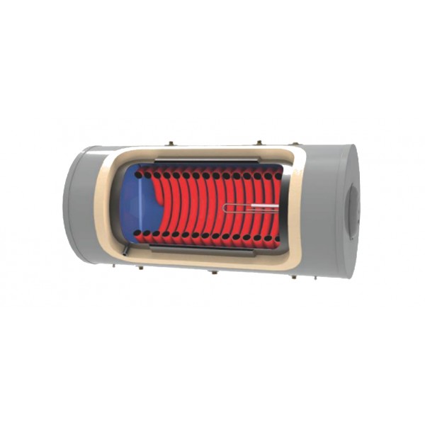 Boiler ηλιακού για σύνδεση με αντλία θερμότητας 200lt τριπλής ενέργειας Boiler ηλιακού για σύνδεση με αντλία θερμότητας 200lt τριπλής ενέργειας